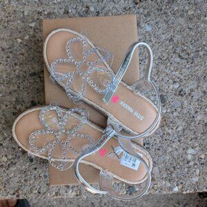 Steve Madden Rhinestone Flower Sandals